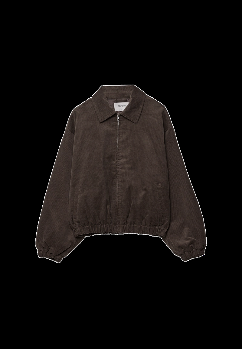 Стеганая вельветовая куртка