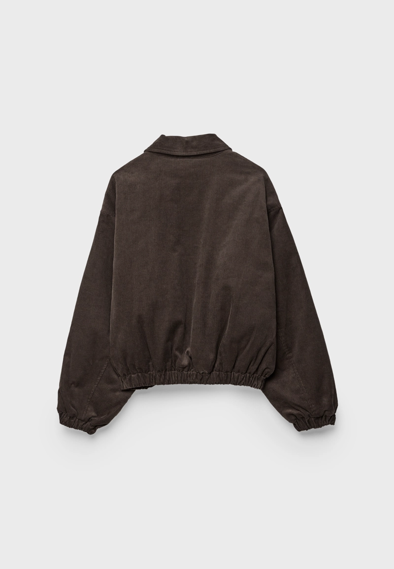 Стеганая вельветовая куртка