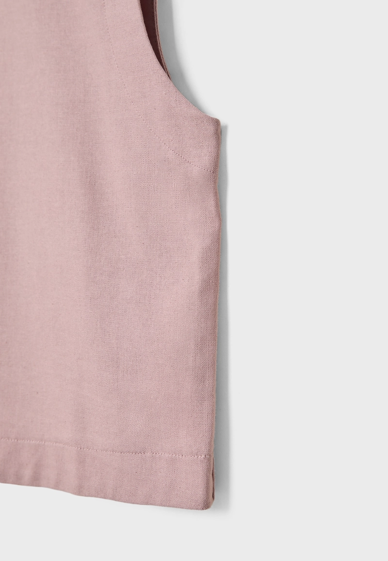 Топ спина-борцовка из льна