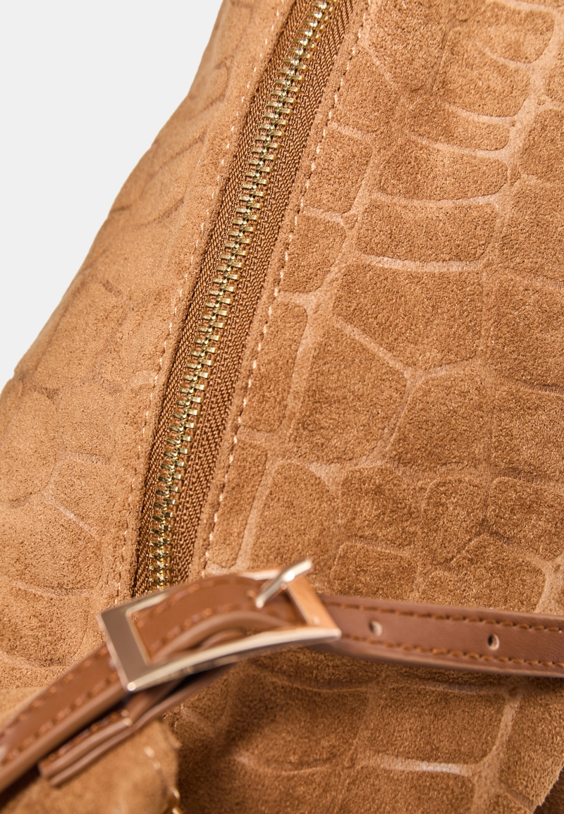 Мягкая мини-сумка на плечо на молнии