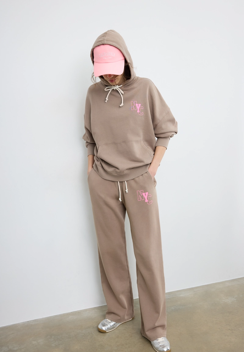 Толстовка с капюшоном с эффектом выцветания