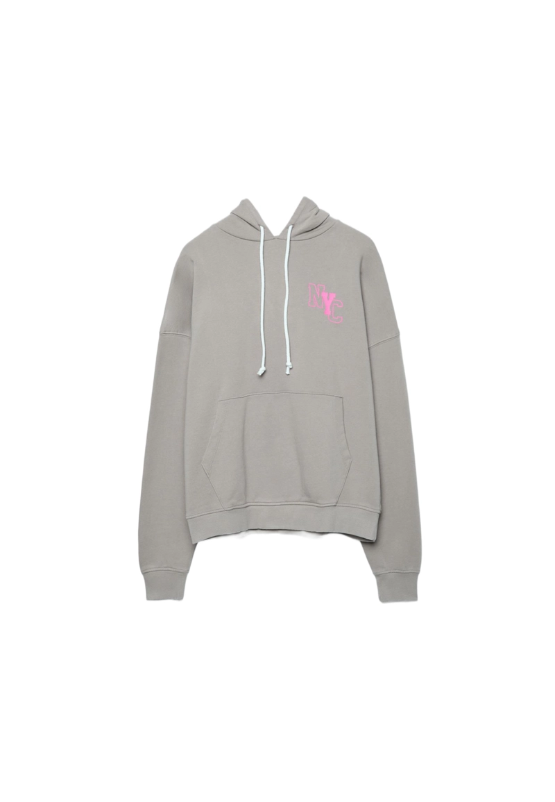 Толстовка с капюшоном с эффектом выцветания