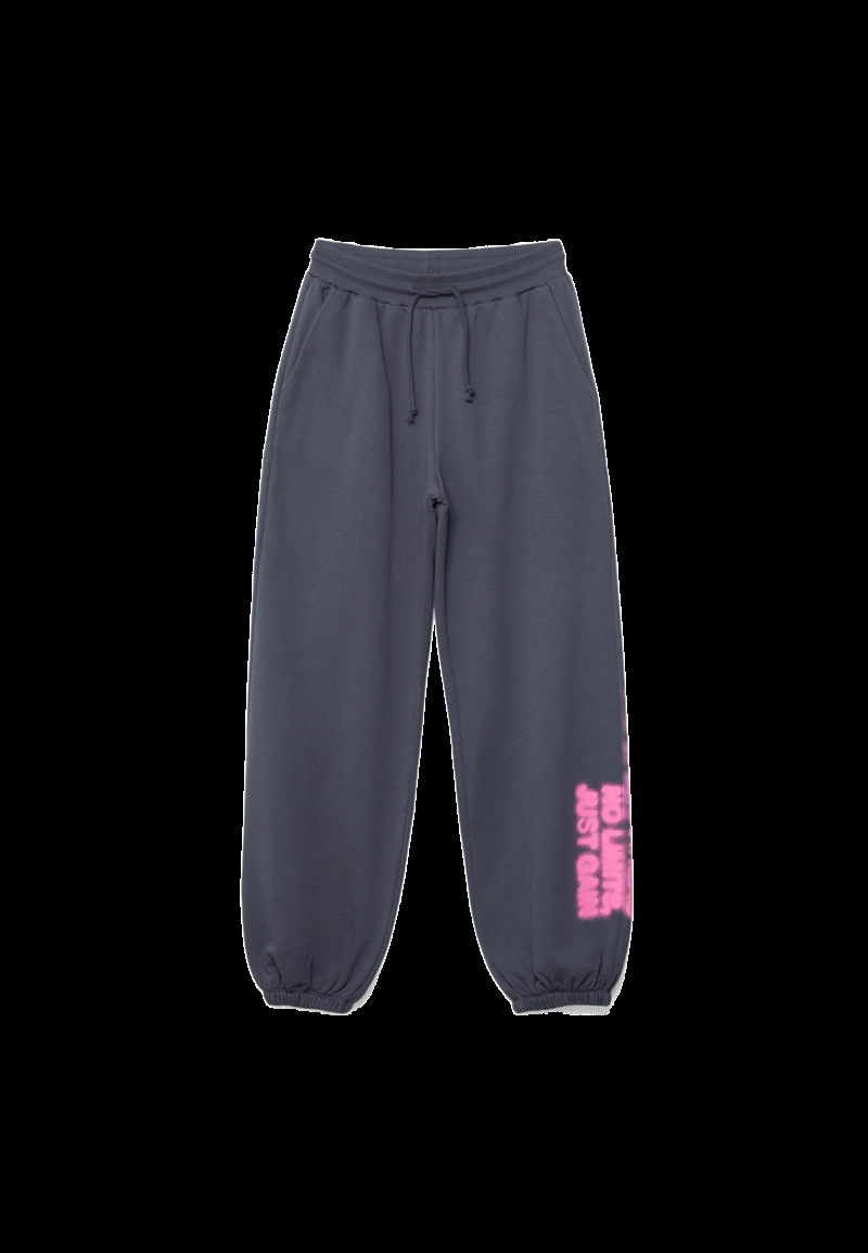 Широкие брюки-джоггеры с принтом