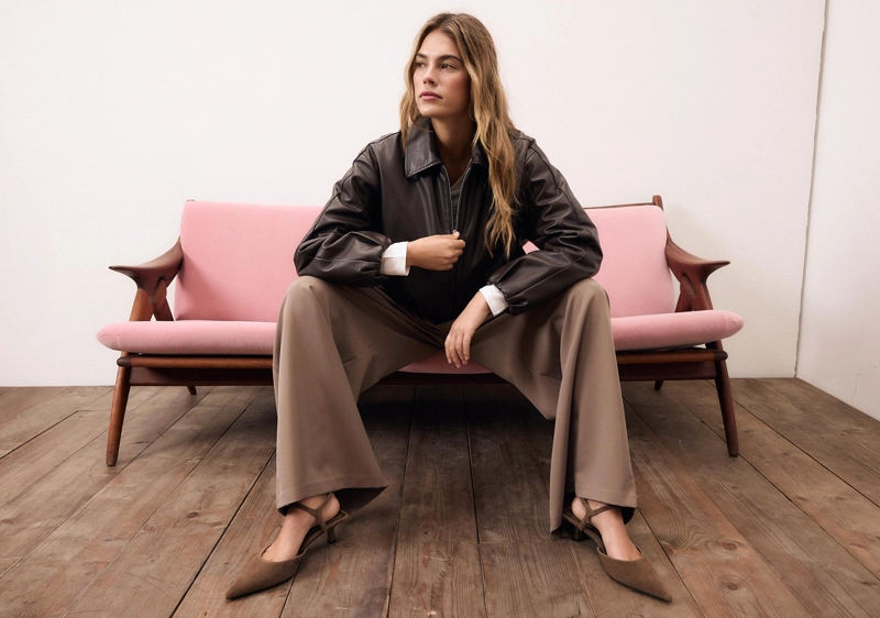 Замшевые туфли kitten heel