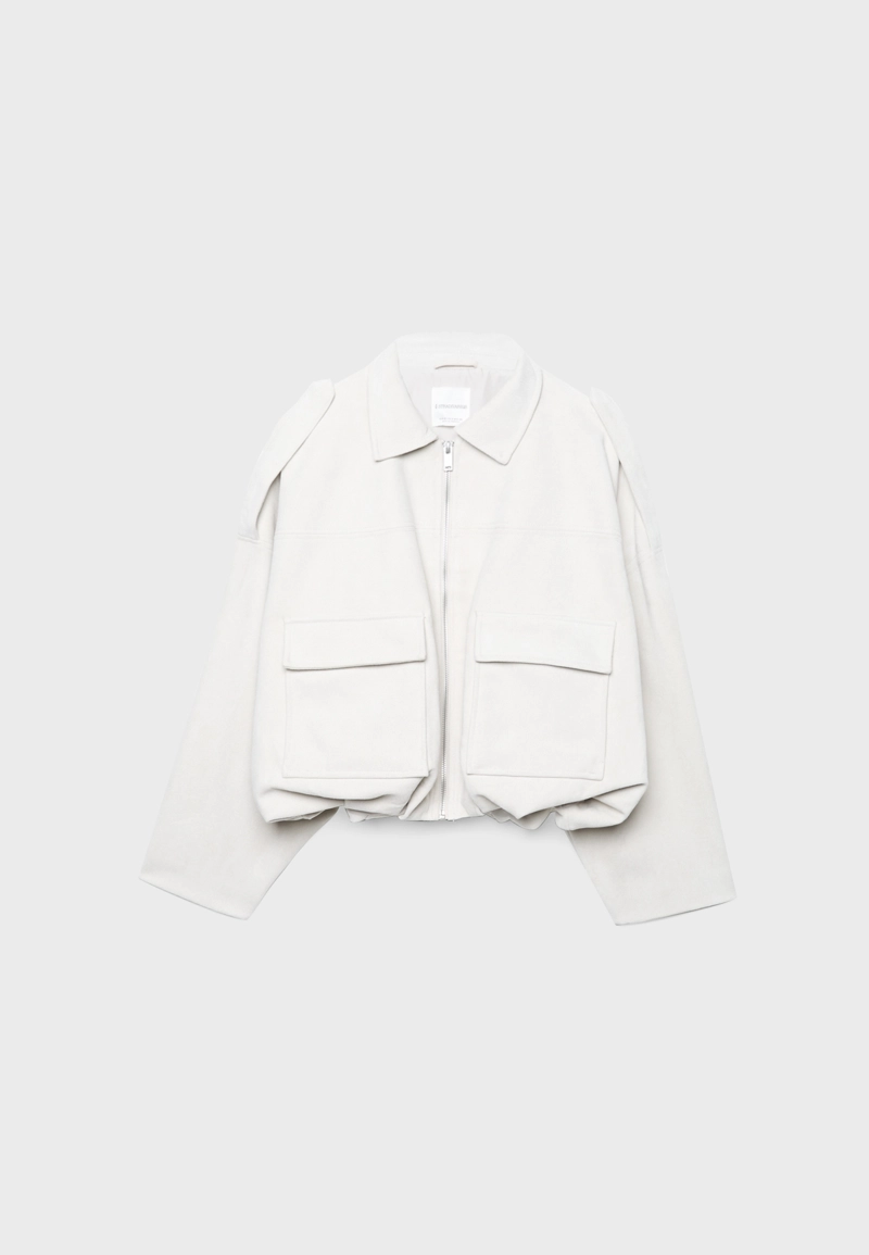 Куртка-баллон из искусственной замши