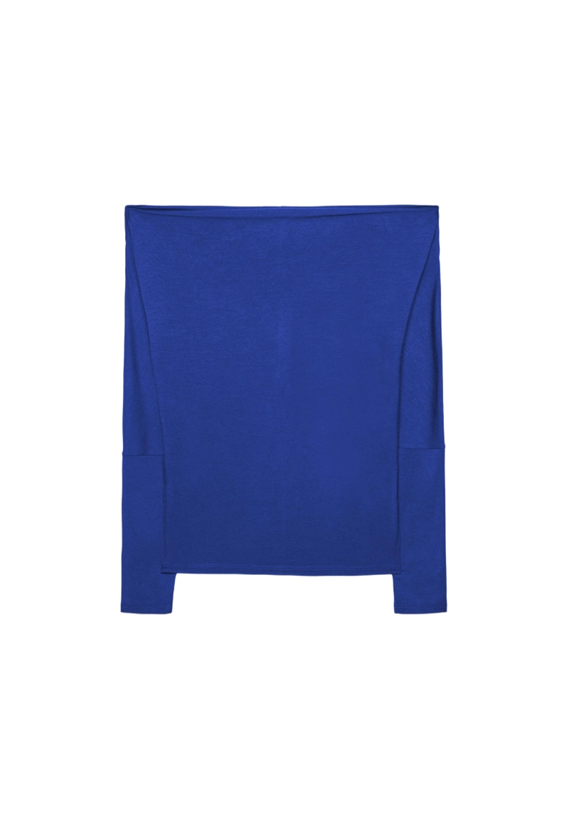 Асимметричная футболка из модала