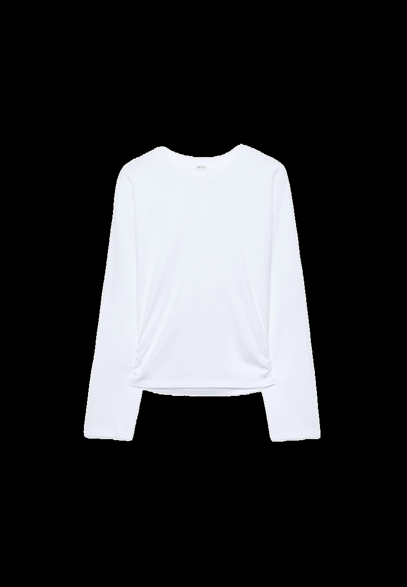 Лонгслив с драпировкой