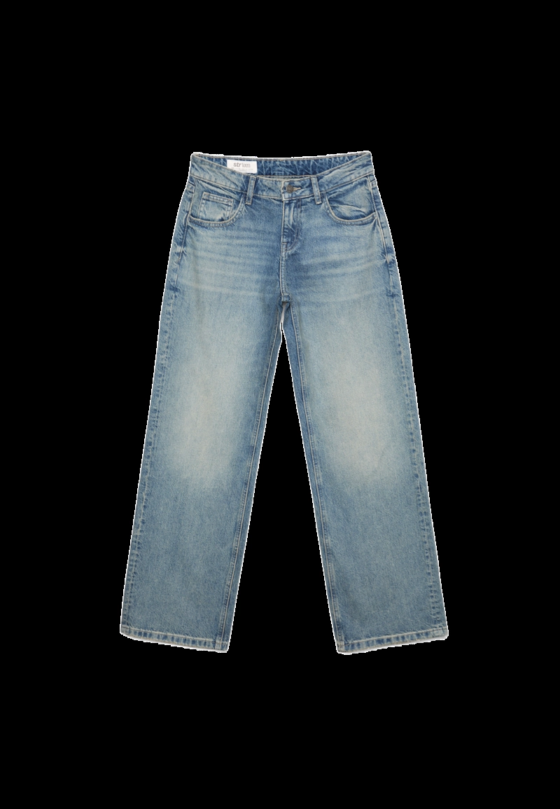 Джинсы-barrel со средней посадкой