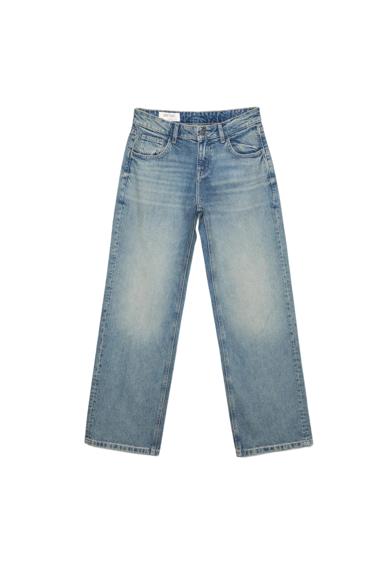 Джинсы-barrel со средней посадкой