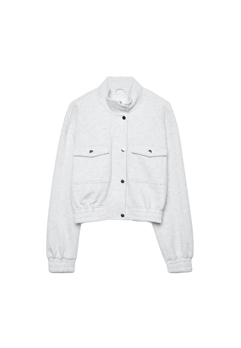 Флисовая куртка с высоким воротником