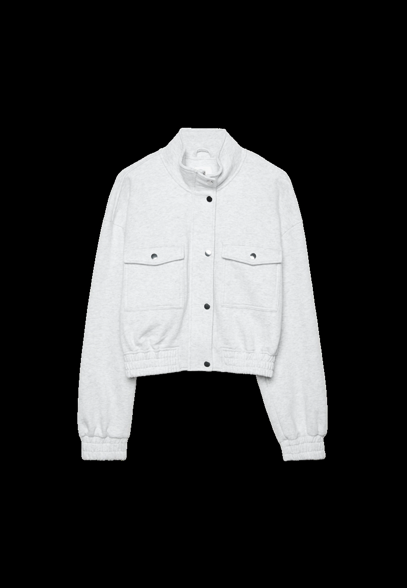 Флисовая куртка с высоким воротником