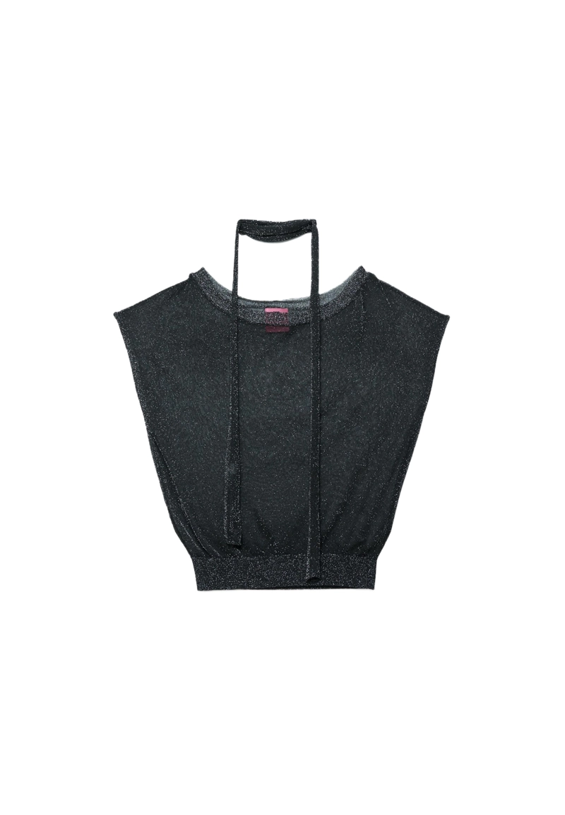 Трикотажный свитер с металлической нитью one dilemma