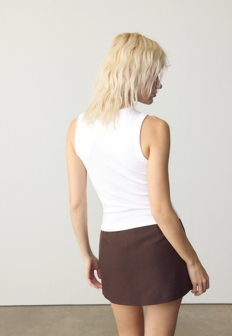 Базовый облегающий топ