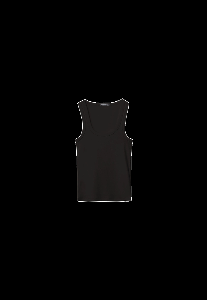 Майка-спина-борцовка в рубчик