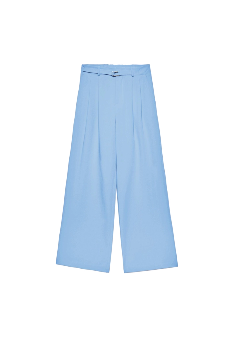 Широкие брюки с пряжкой