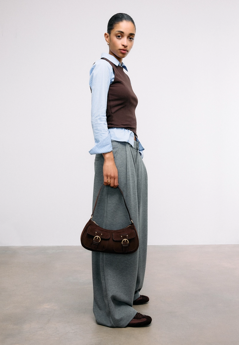 СУМКА ЧЕРЕЗ ПЛЕЧО С КАРМАНАМИ «ЛУНА»