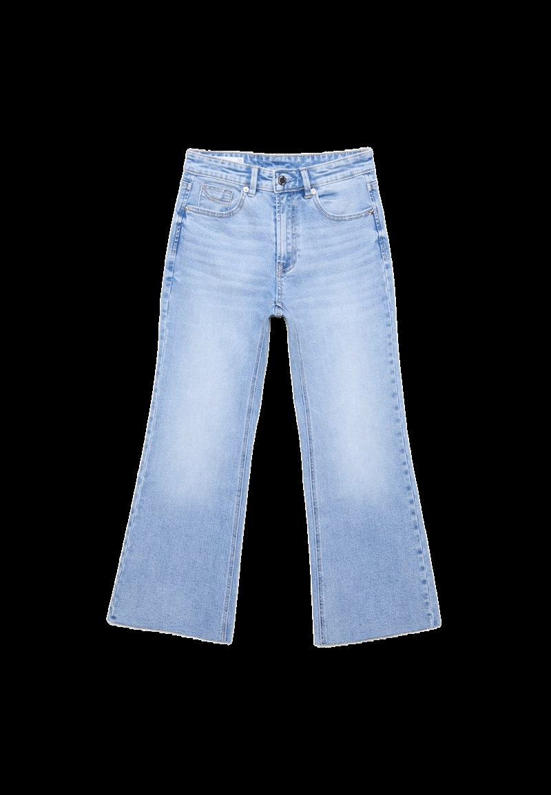 Укороченные джинсы клеш D78