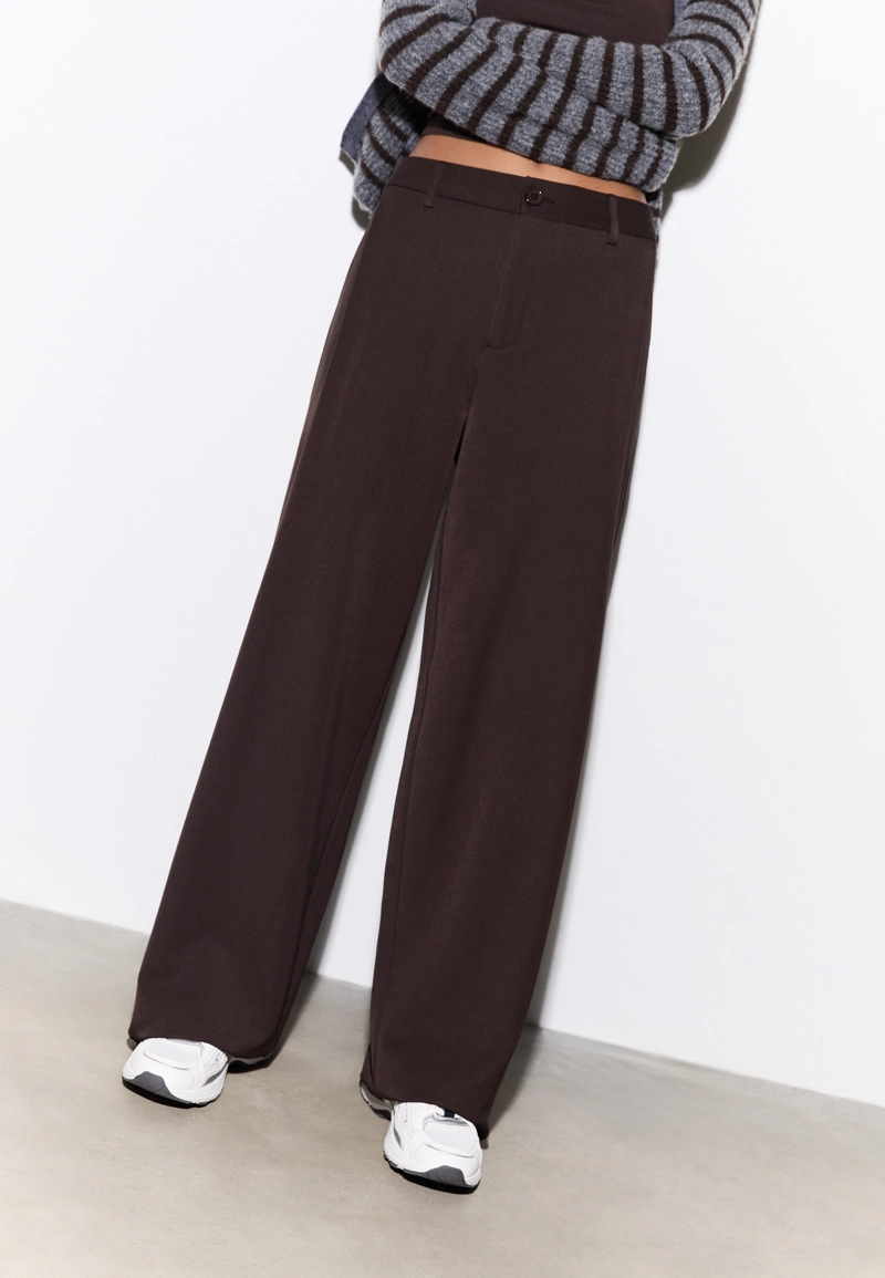 Брюки barrel со складками