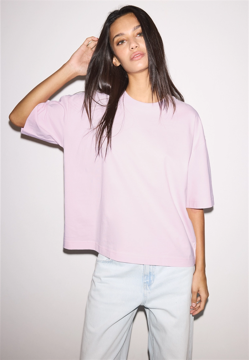 Футболка оверсайз с короткими рукавами