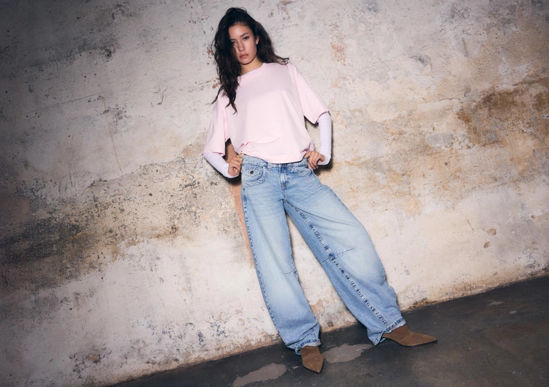 Футболка оверсайз с короткими рукавами