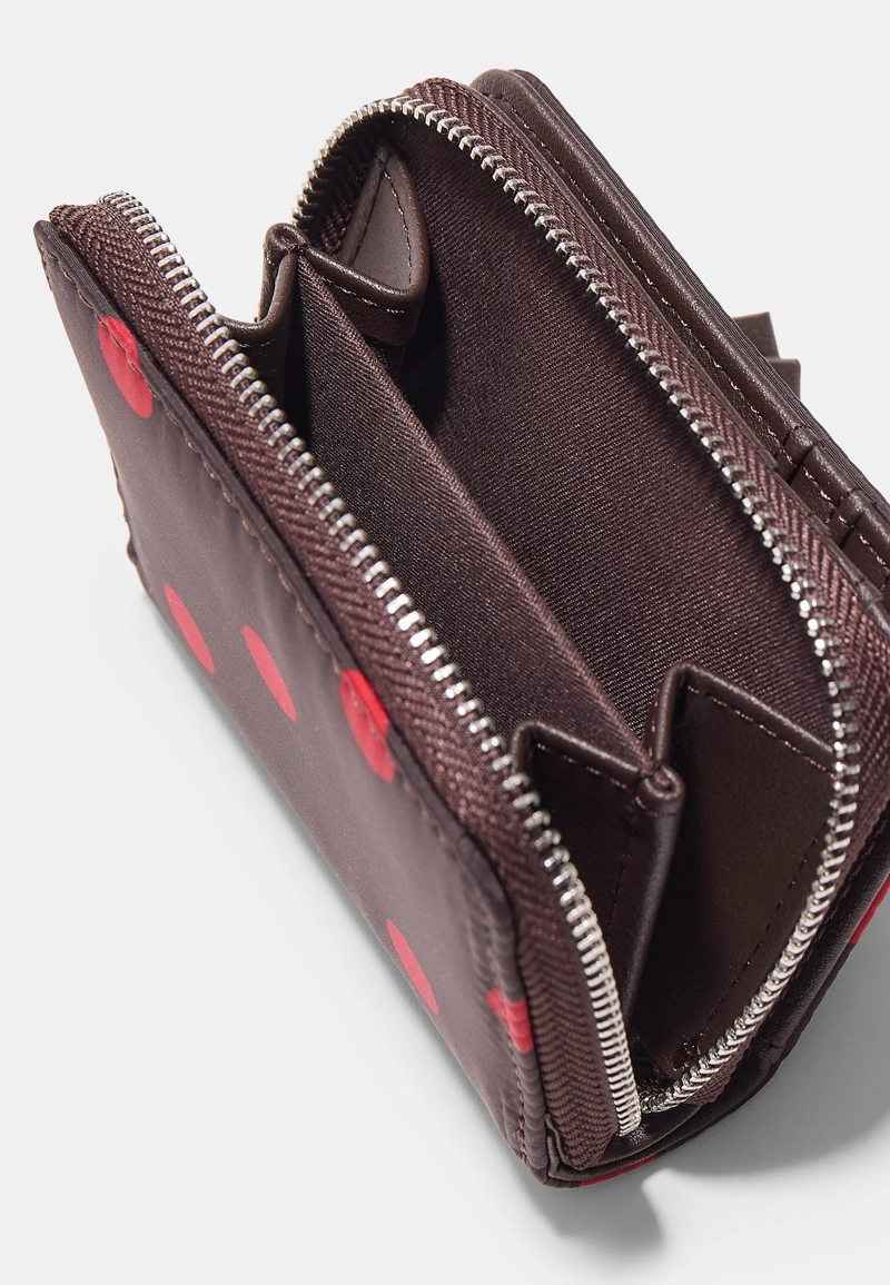 Кошелек для карт в горошек