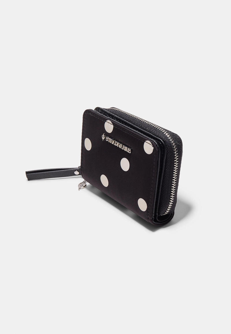 Кошелек для карт в горошек