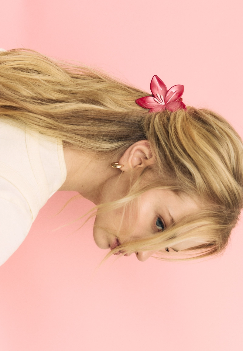 Заколка-цветок