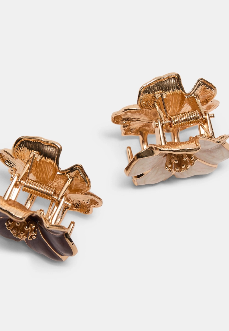 Набор из 2 заколок для волос «Цветок»