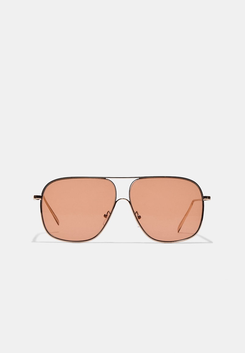 Квадратные солнцезащитные очки-авиаторы