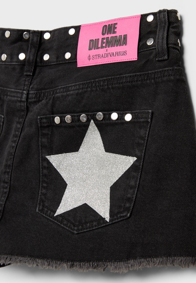 Юбка-шорты с заклепками one dilemma