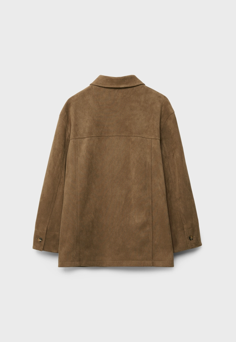 Куртка из искусственной замши