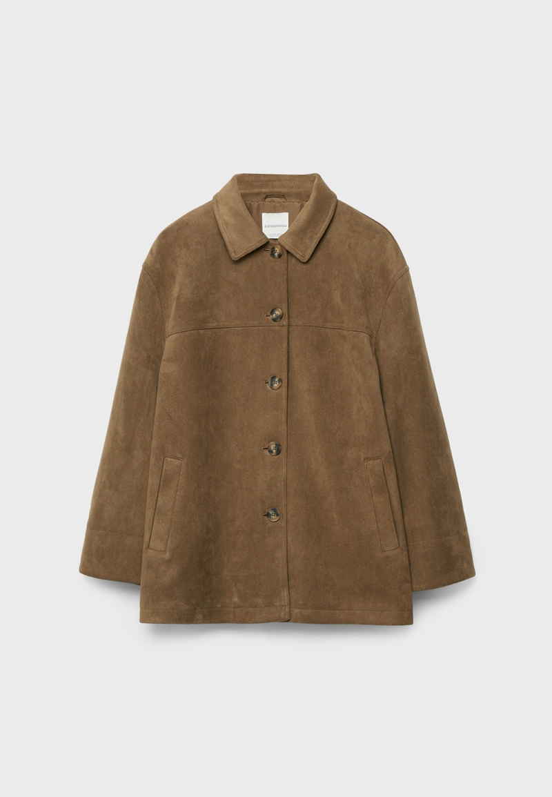 Куртка из искусственной замши