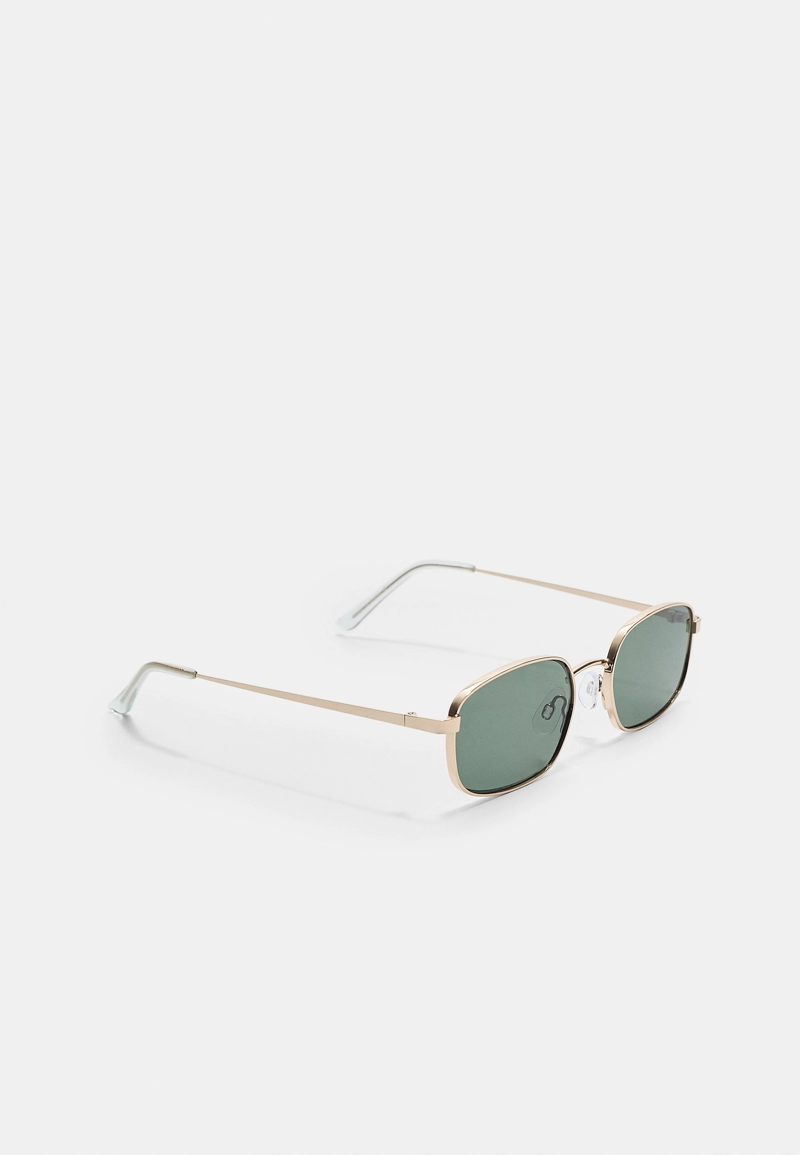 Металлические прямоугольные солнцезащитные очки