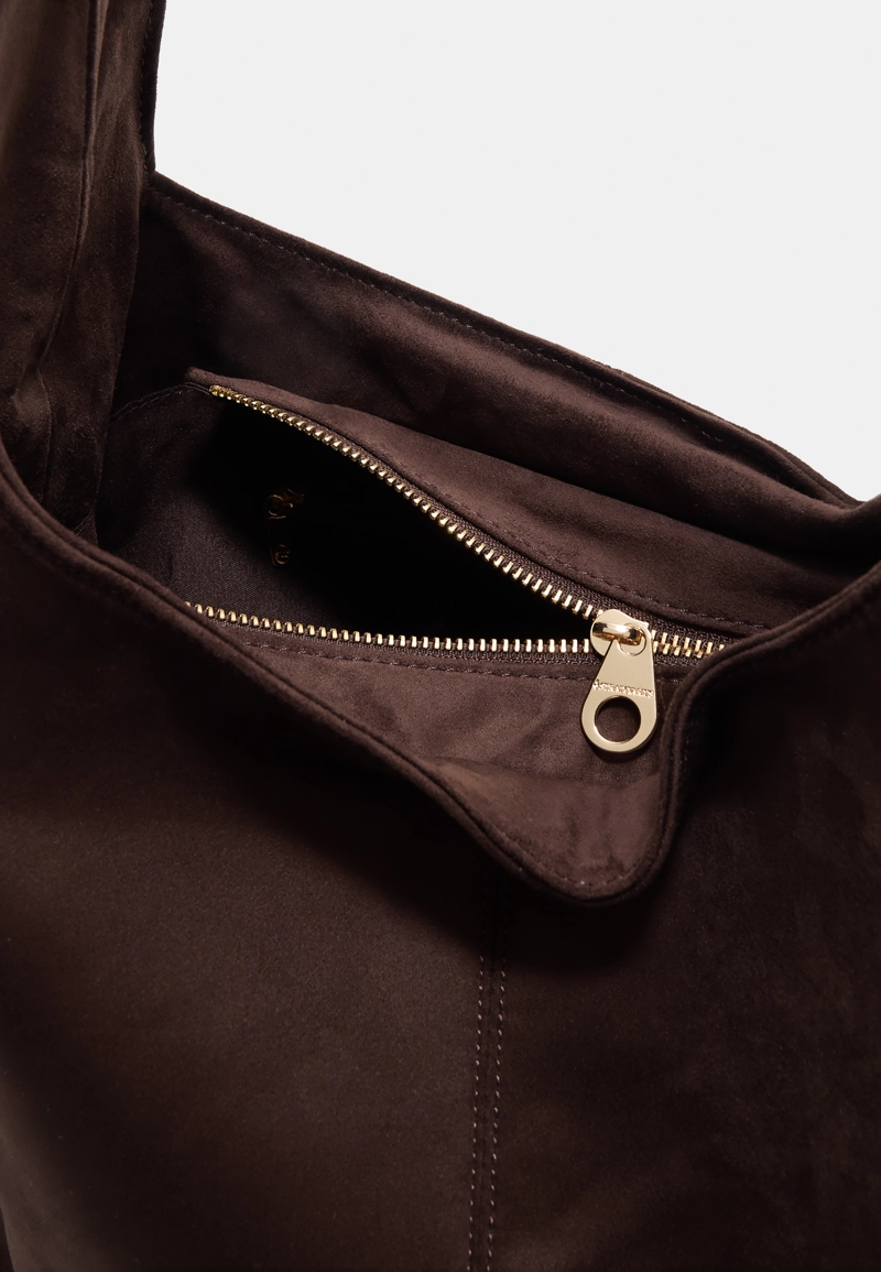 Сумка через плечо из искусственной замши