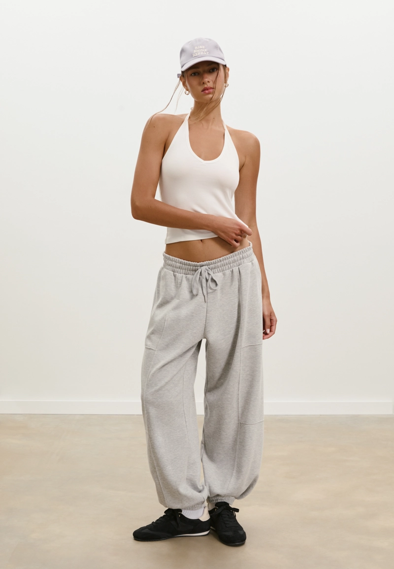 Топ халтер с завязками