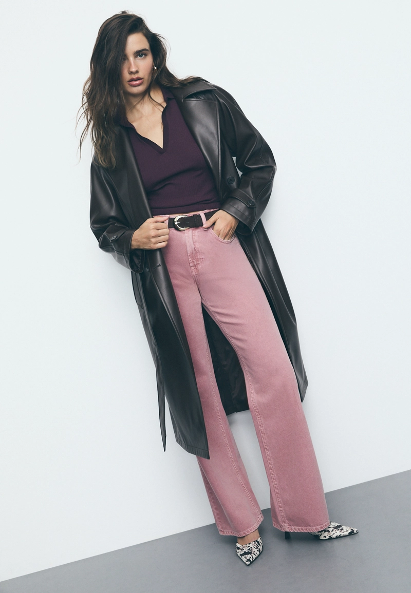 D92 Джинсы прямого широкого кроя