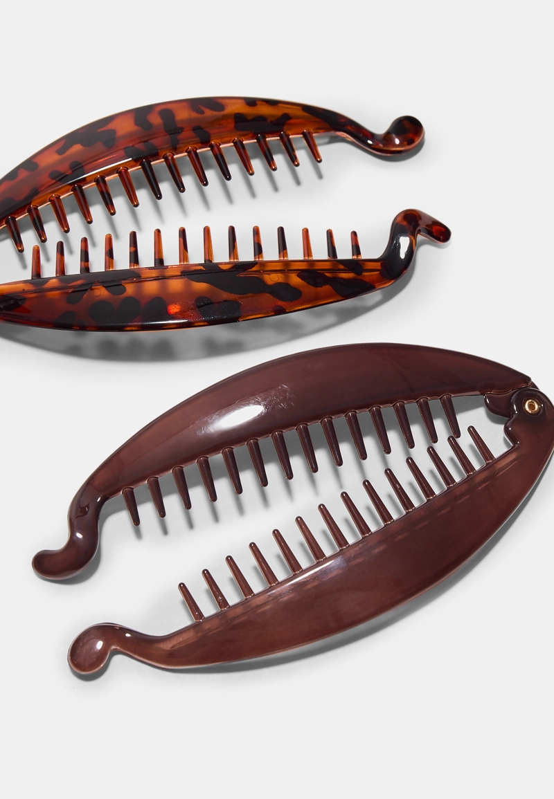 Набор из 2 заколок-бананов