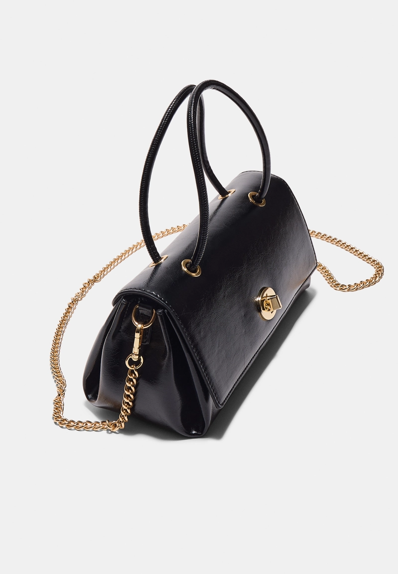 Городская сумка через плечо с двумя ручками