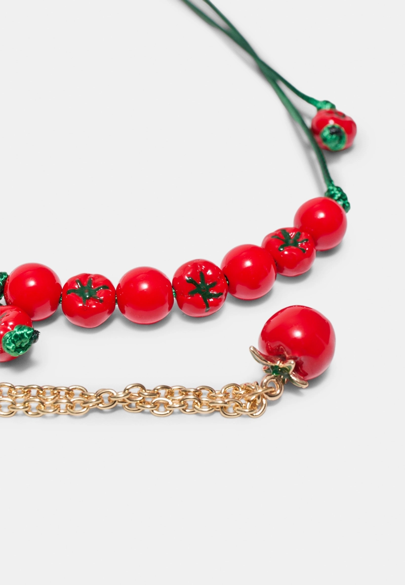 Набор из 2 колье «Томат»