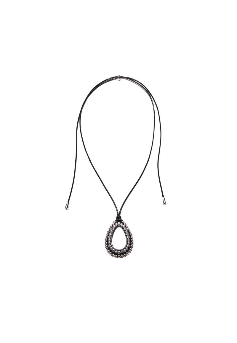 Ожерелье с подвеской на шнурке