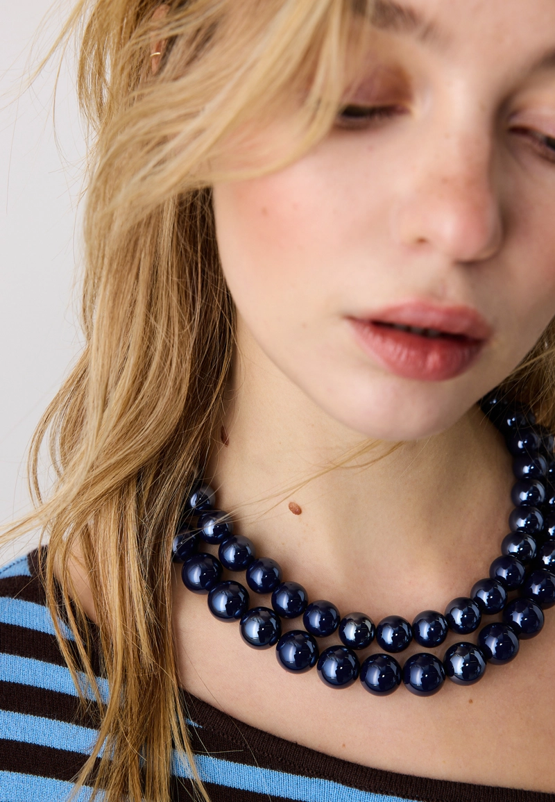 НАБОР ИЗ 2 ОЖЕРЕЛИЙ С БУСИНАМИ