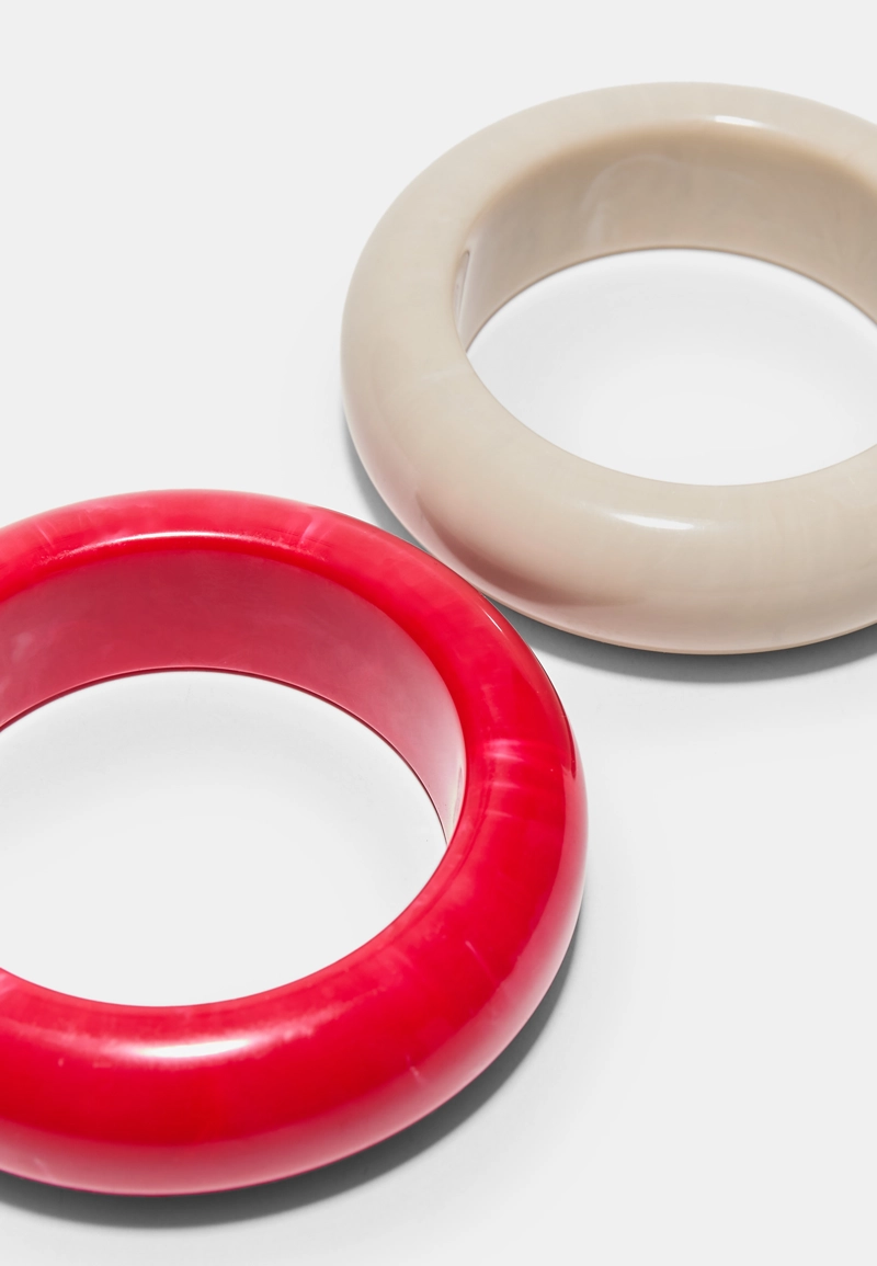 Набор из 2 браслетов из ацетата