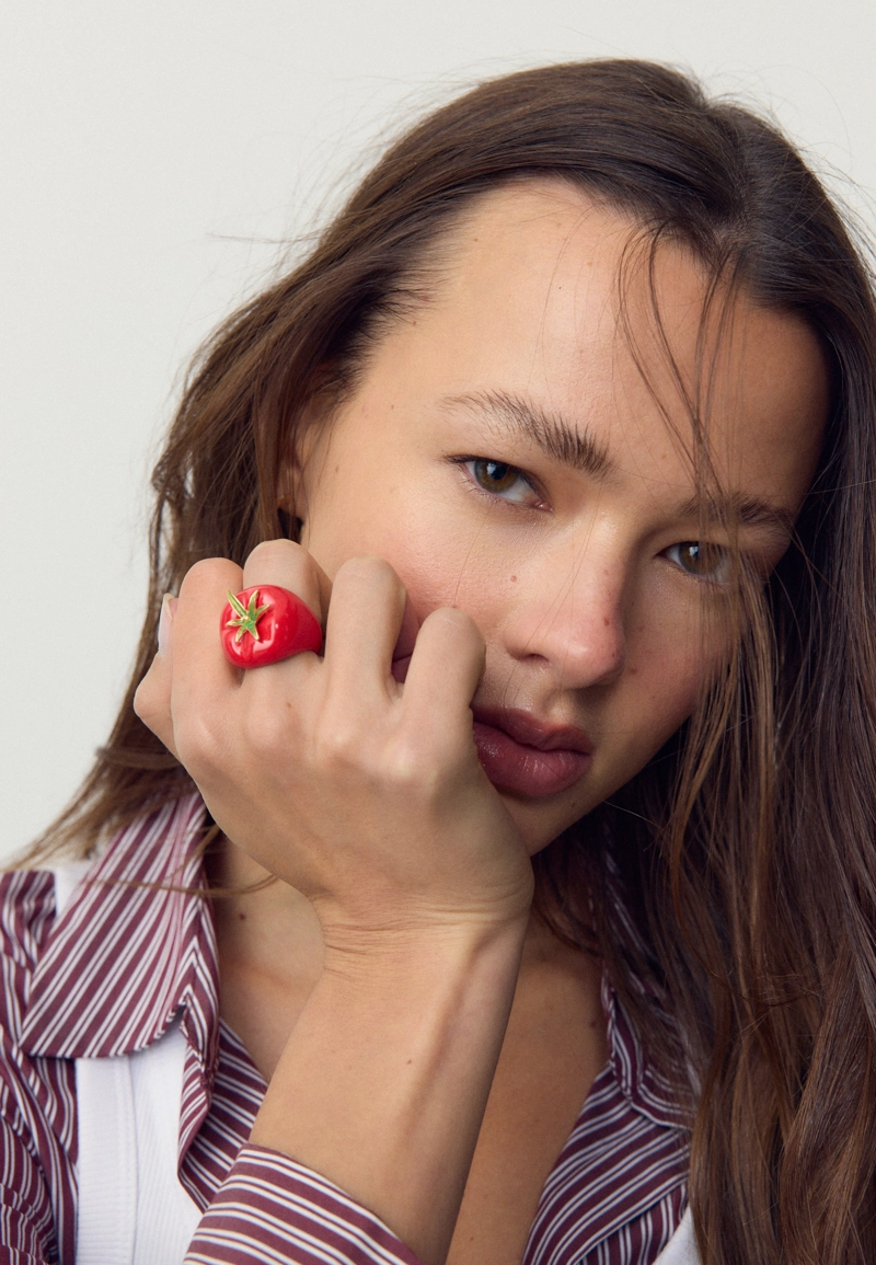 Набор из 2 колец «Томат»