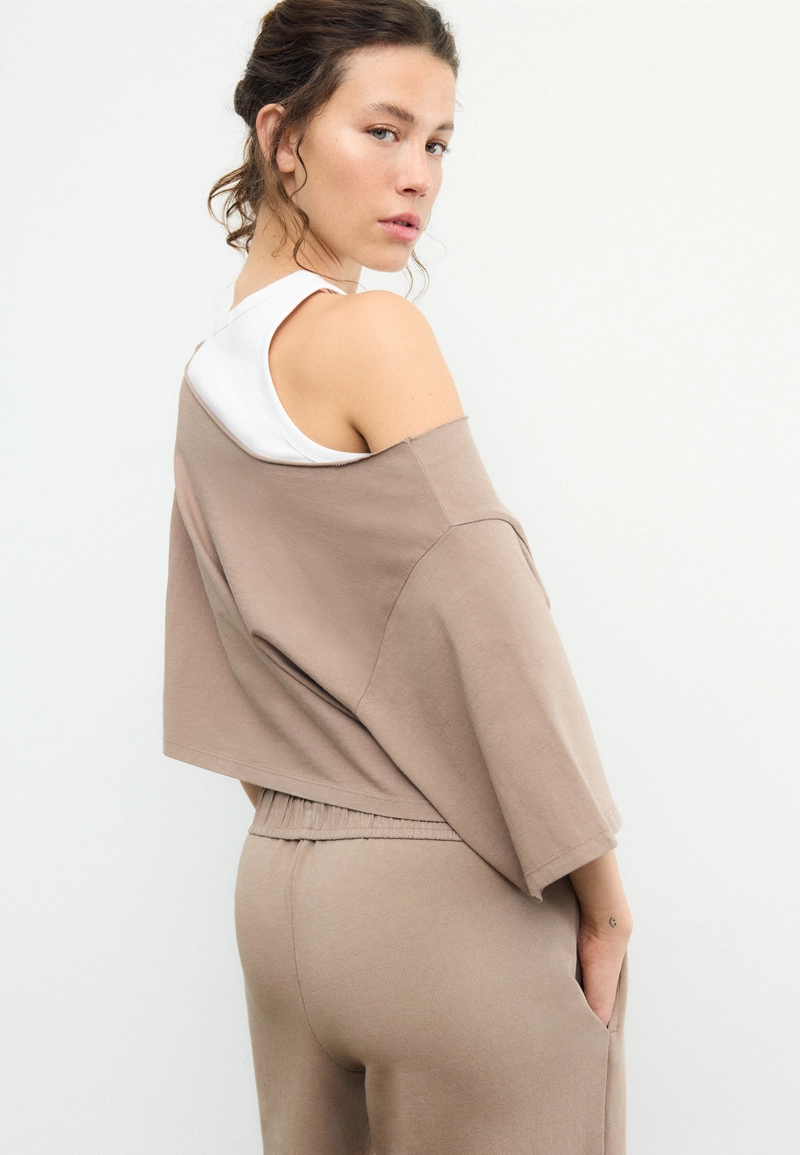 Двойной топ с рисунком