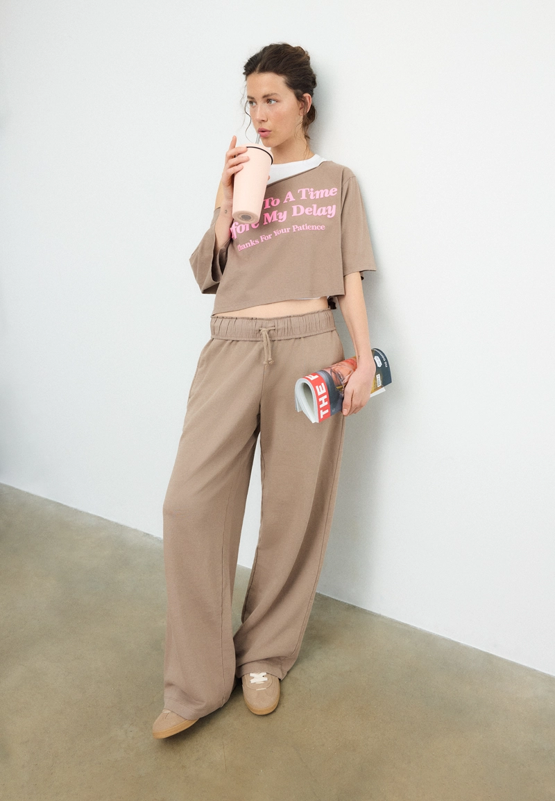 Двойной топ с рисунком