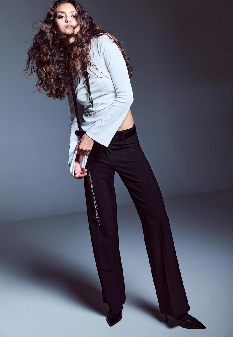 Брюки свободного кроя