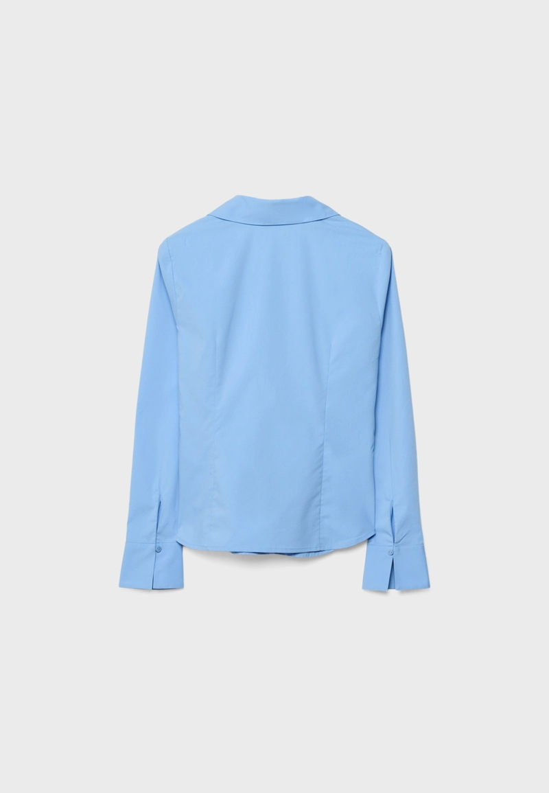 Приталенная базовая рубашка