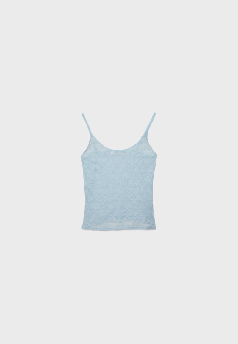 Топ на бретелях из кружева