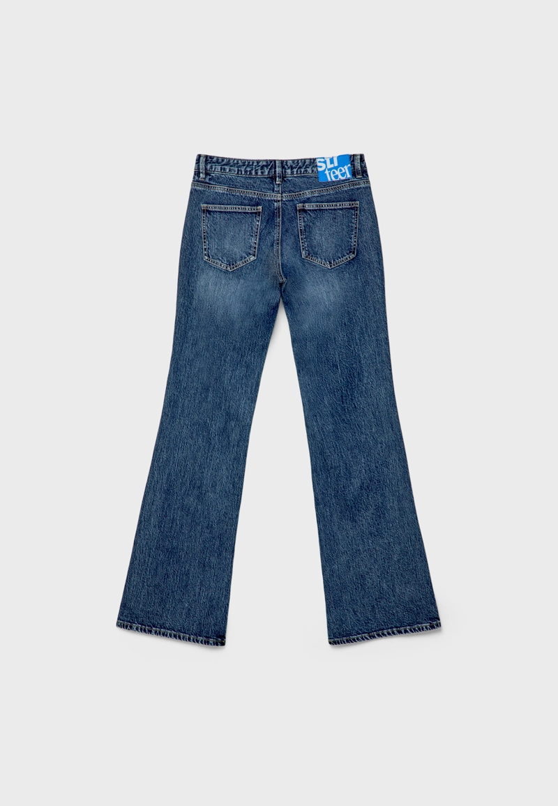 Джинсы bootcut с низкой посадкой