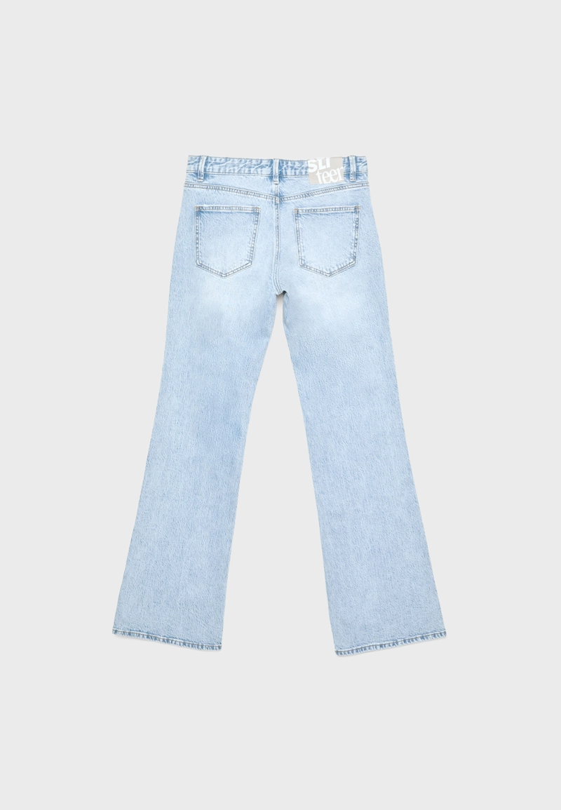 Джинсы bootcut с низкой посадкой